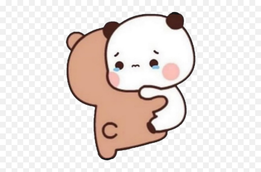 Sticker Maker - 09 Panda Bear Peach And Goma Sad Emoji,Mocha And Milk Discord Emojis