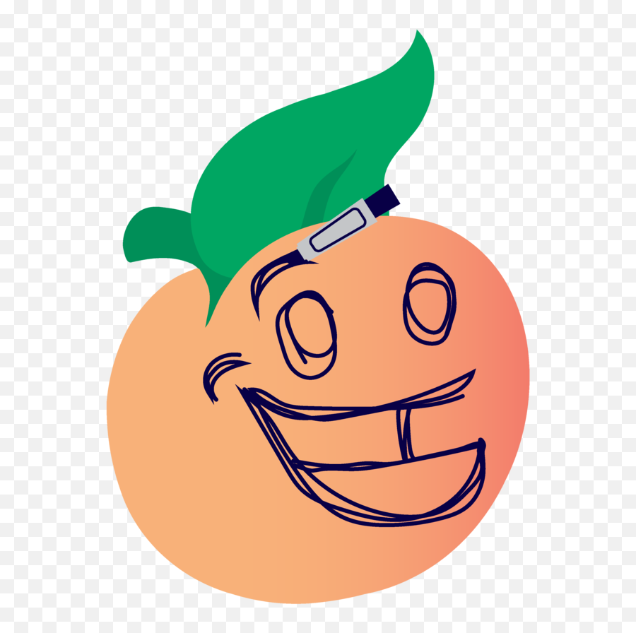 The Sneaky Peach Emoji,Sneaky Emoticon