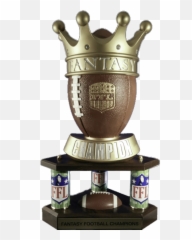 Three Column Perpetual Trophy - Huge Fantasy Football Trophy Emoji,Fantasy Football Emoji
