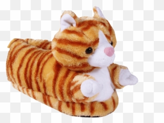 Happyfeet Animal Slippers - Cat Small Walmartcom Emoji,Tabby Emojis Transparent