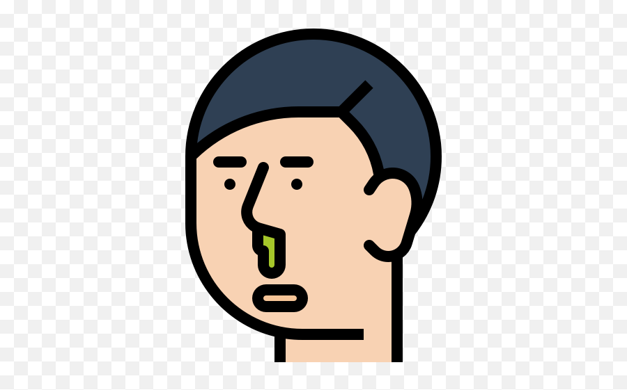 Cold Fever Flu Nose Sick Snot Icon - Free Download For Adult Emoji,Booger Emoji