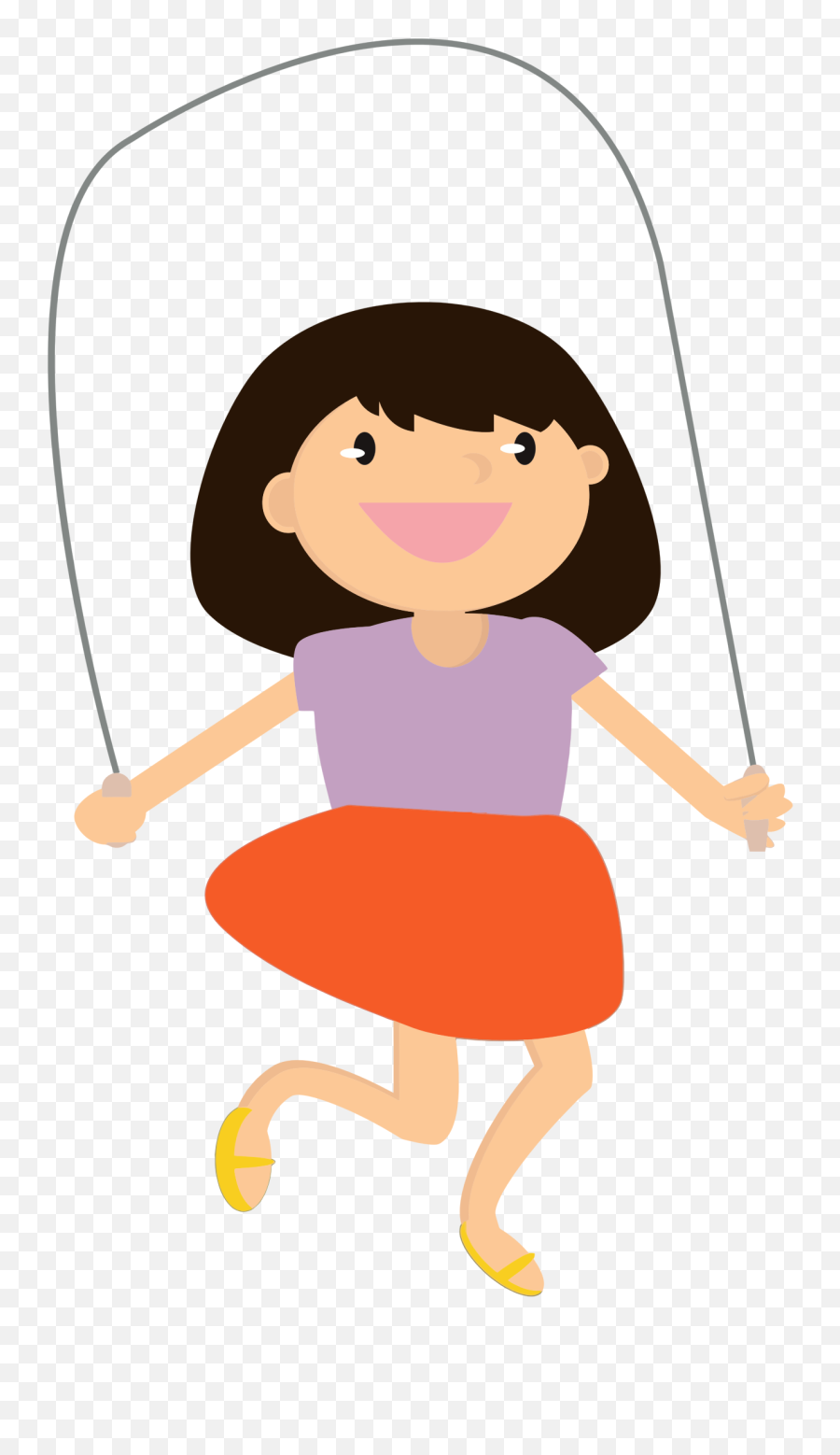 Jump Clipart Cartoon Character Jump - Clip Art Jump Rope Emoji,Jump Rope Emoji