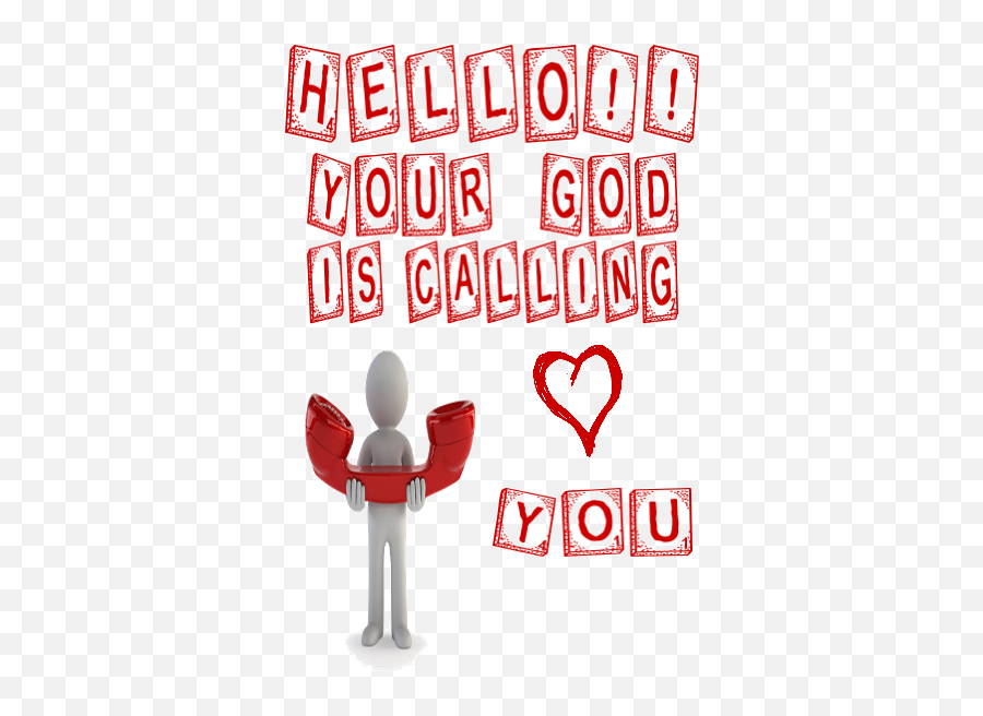 God Is Calling Are We Ready To Pick Up Emoji,Gods Of Emotion