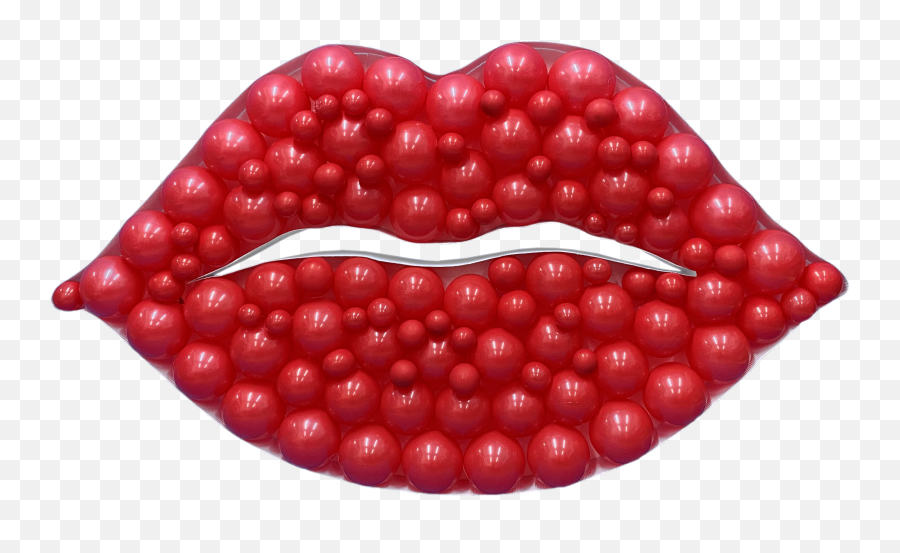 Lips Mosaic Balloon Frame90cm The Very Best Balloon Emoji,Kiss Lips Emoji