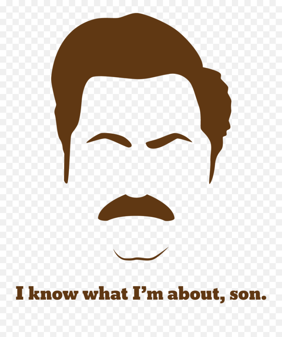 Download Ron Swanson By Darkmuse - Ron Swanson Pumpkin Ron Swanson Pumpkin Stencil Emoji,Emoji Pumpkin Carving