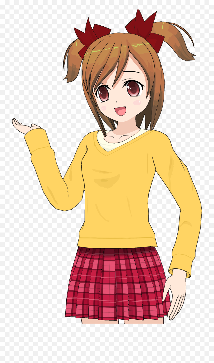 Woman Standing Clipart - Guess The Country By Emoji Anime Girl Cartoon Png,Guess What Emoji