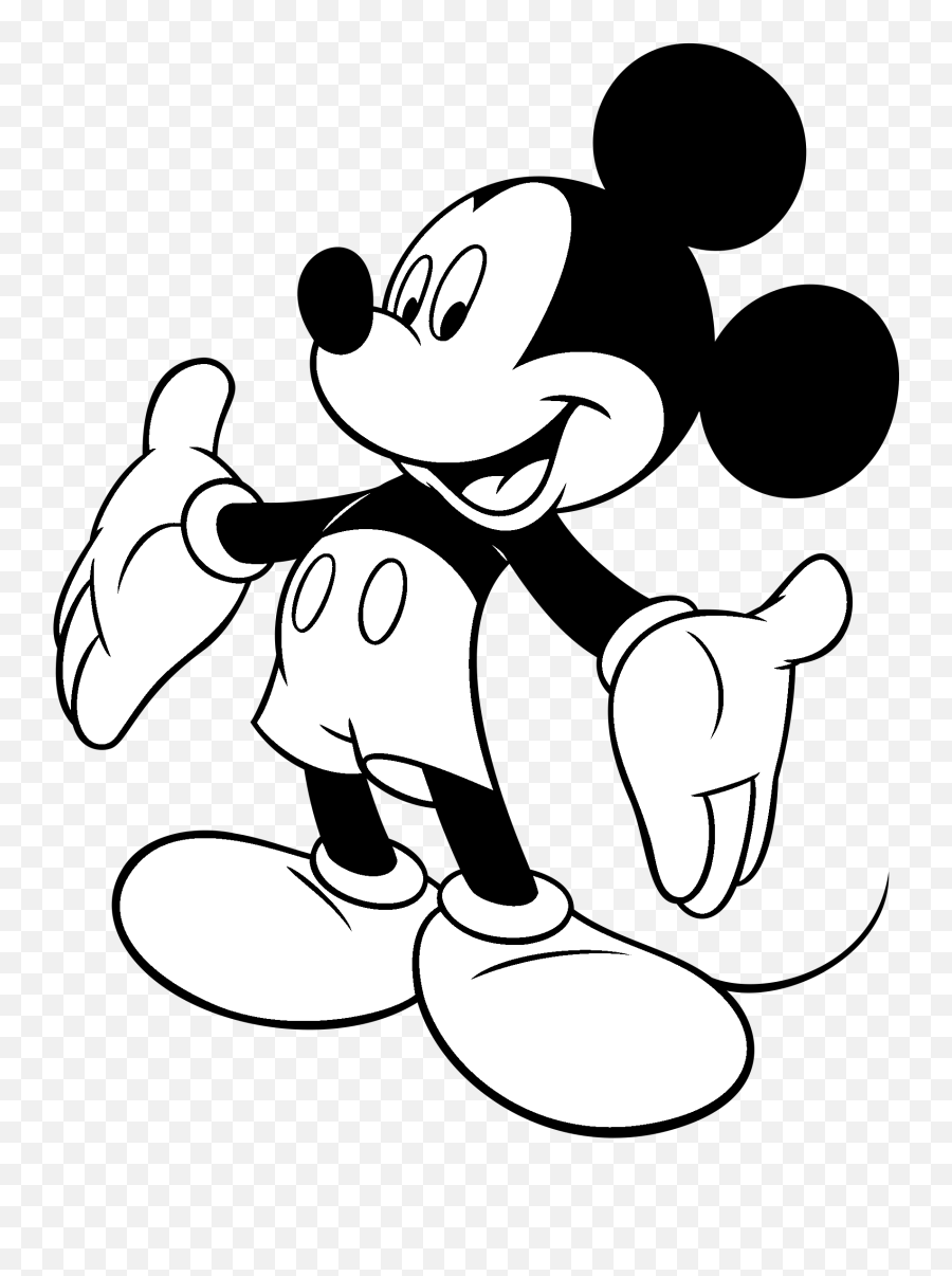 Mickey Mouse Banner Png - Mickey Logo Png Dibujos De De Mickey Mouse Clipart Black And White Emoji,Mickey Mouse Ears Emoji