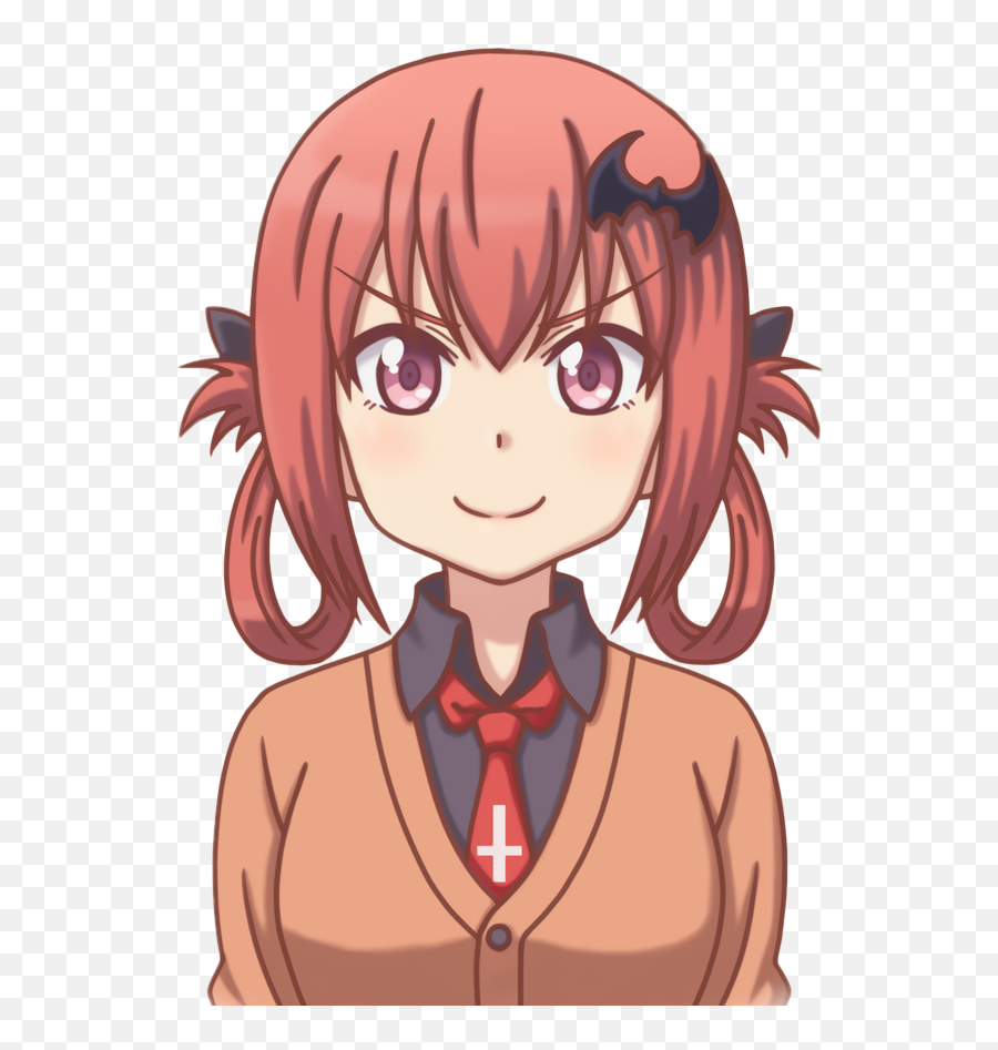 Anime Animegirl Gabrieldropout Satania - School Uniform Emoji,Satania Emoji