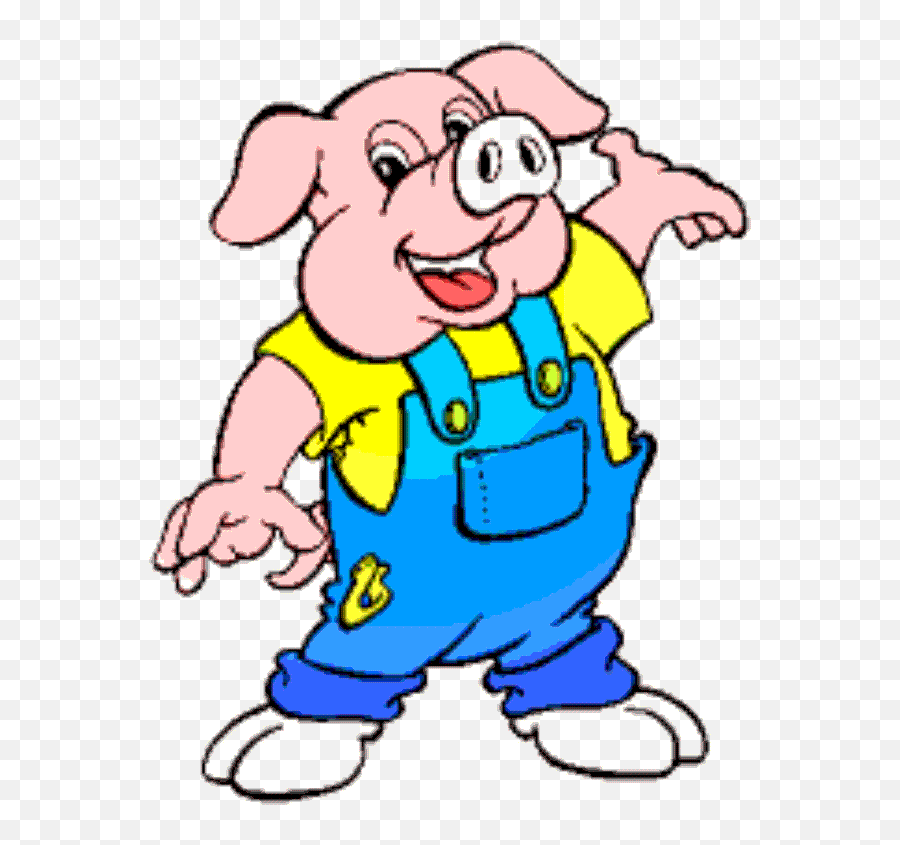 Hog Clipart Happy Pig Hog Happy Pig Transparent Free For - Cartoon Pig In Overalls Emoji,Piggy Emoticons