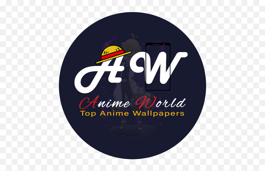 Get Anime World - Top Anime Wallpaper Apk App For Android Anime World Logo Circle Emoji,Bleach Anime Emoji