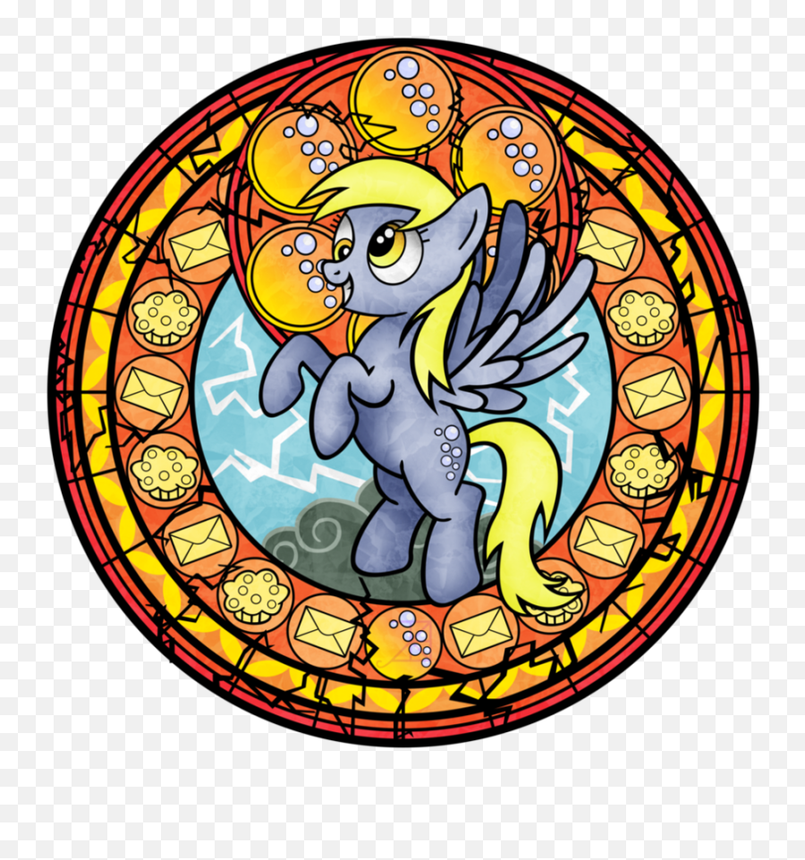 Akili - Amethyst Derpy Hooves Dive To The Heart Female Derpy Hooves Stained Glass Emoji,Kingdom Hearts Discord Emoji