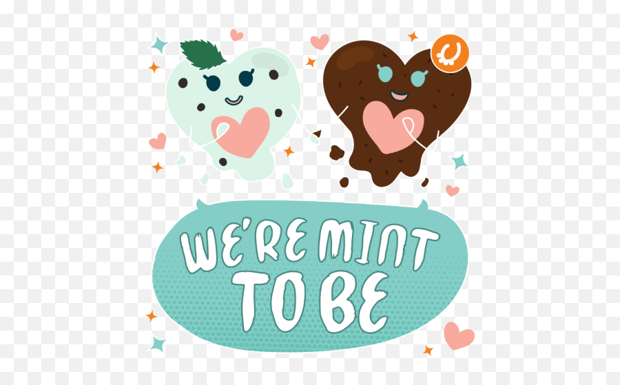 Stayinwithudders - Girly Emoji,Mint Green Heart Emoji
