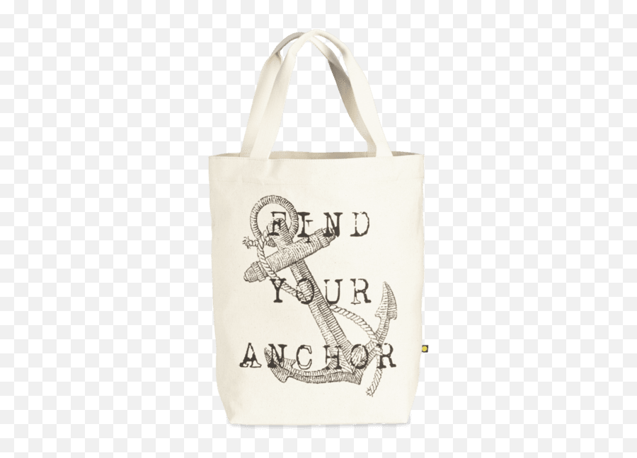 Find Your Anchor Canvas Tote - Tote Bag Emoji,Emoji Canvas Bag