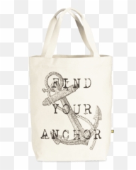 Find Your Anchor Canvas Tote - Tote Bag Emoji,Emoji Canvas Bag