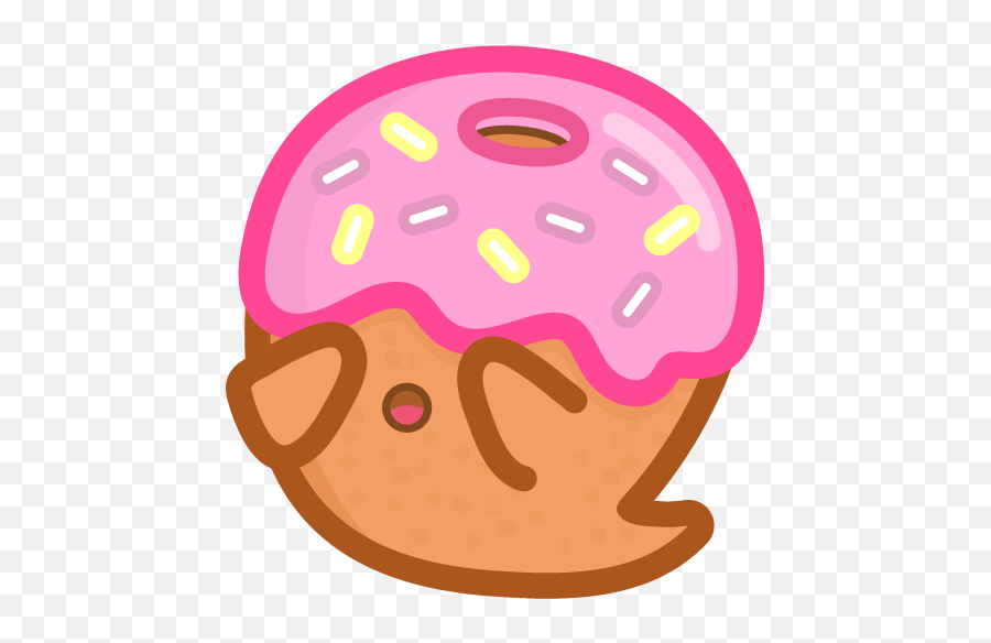 Donut Ghost By Pete Ellison - Donut Ghost Emoji,Apple Iphone Emoticon Zany