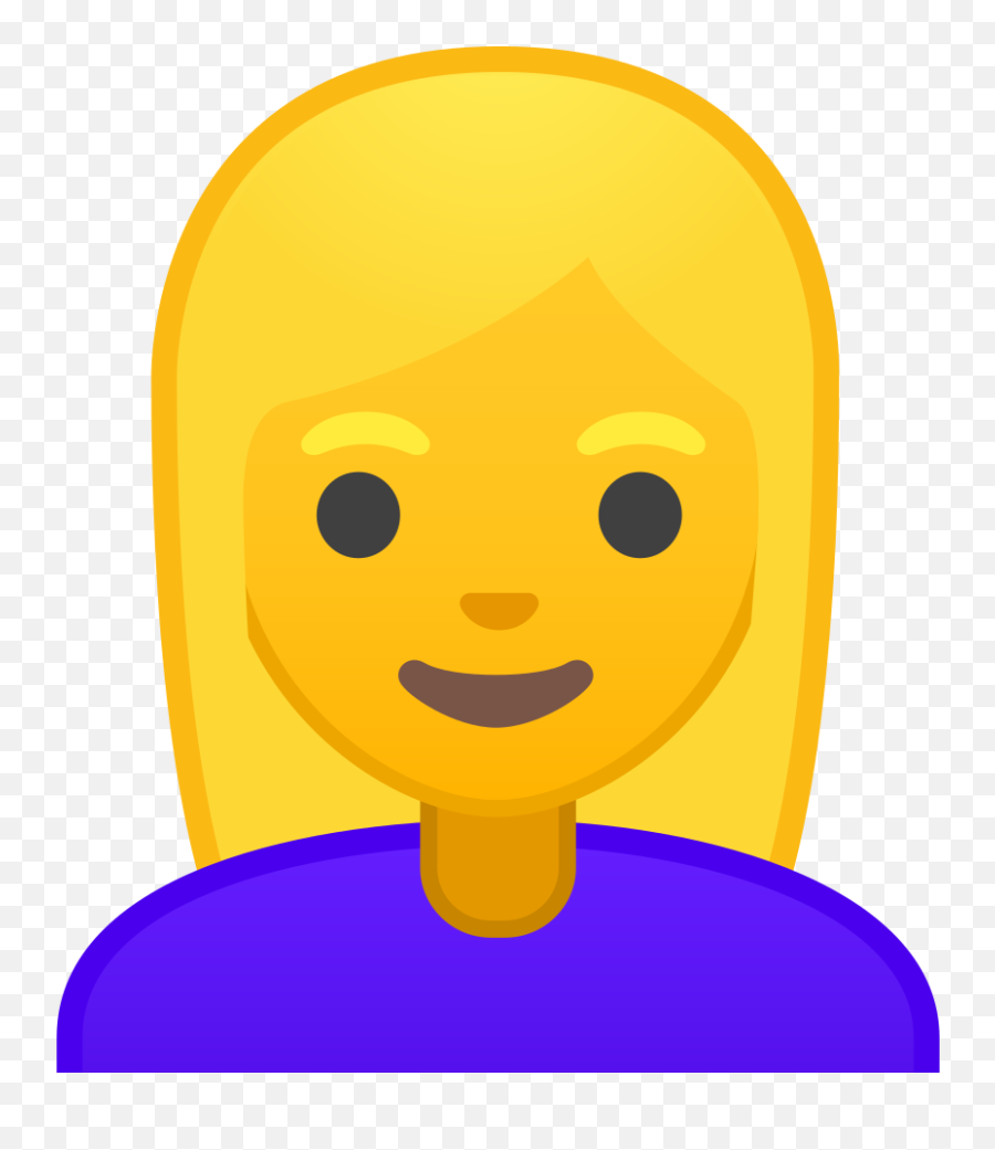 Blond Hair Emoji - White Hair Emoji,Hair Emoji