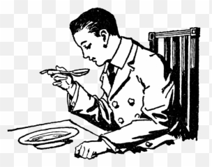 Eat Clipart Ate - Czn Commutator Emoji,Black And White Cartoon Emoji Eating Pizza