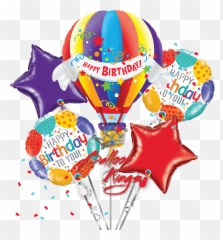 Hot Air Balloon Bouquet Emoji,Birthday Emojis Cake Balloon???