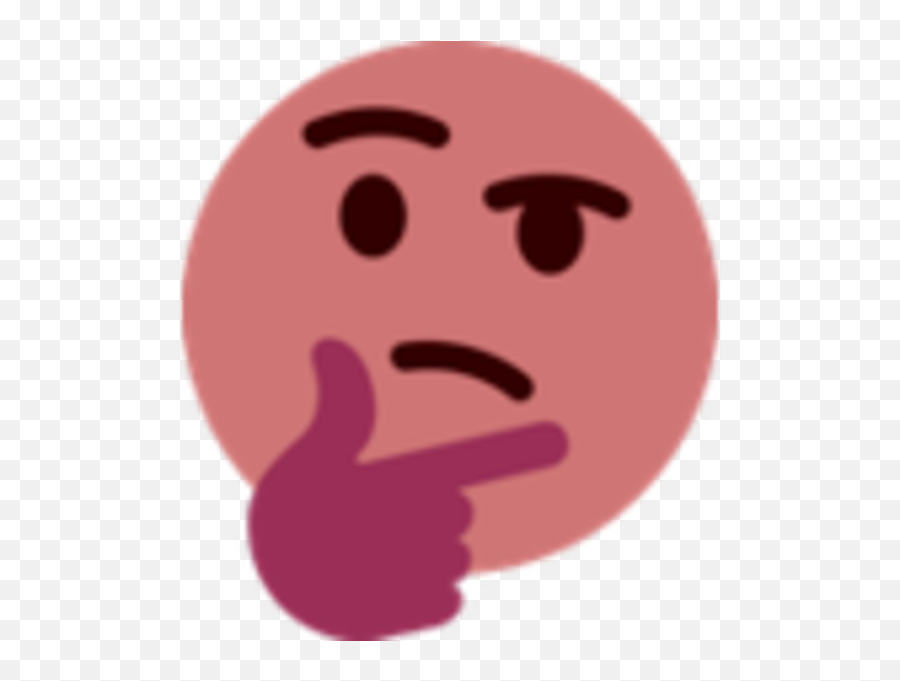 Download Thinking Face Emoji Know Your Meme - Discord Cara De Confusion Emoji,Emoji Meme