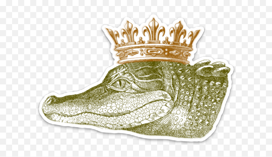 King Gator Decals Emoji,Facebook Emoticons Alligator