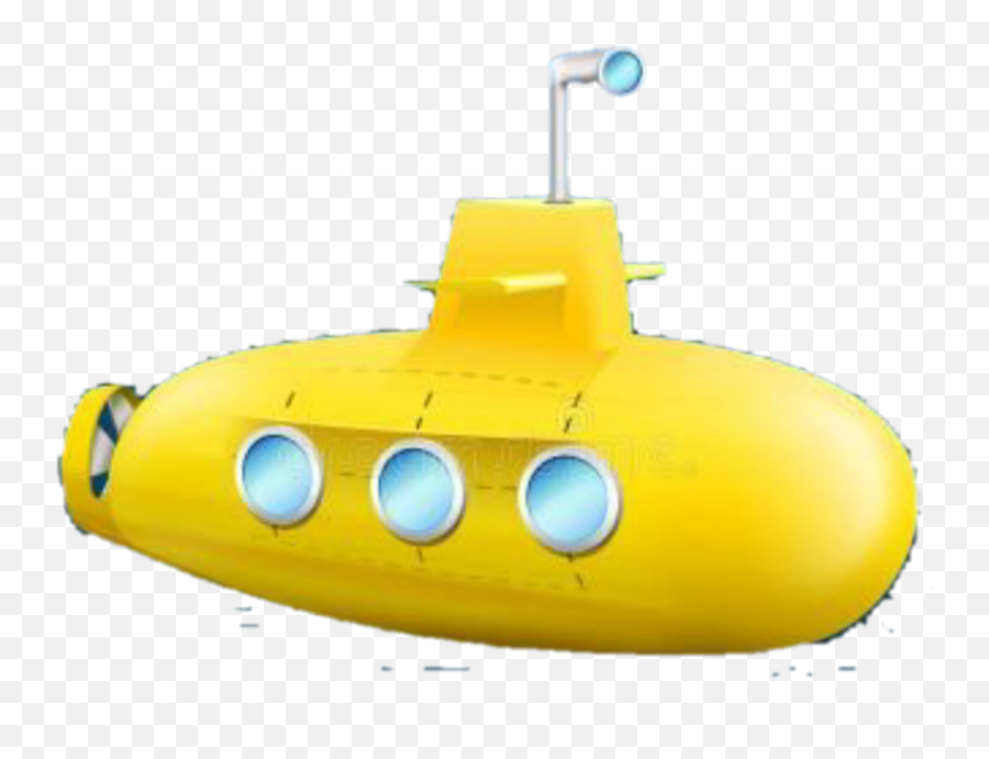 Submarine Yellow Sticker Emoji,Submarine Emoji
