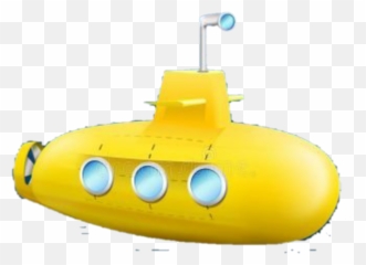 Submarine Yellow Sticker Emoji,Submarine Emoji