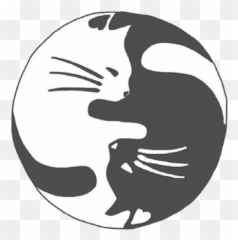Cat Tattoo Tattoo Pinterest - Yin Yang Cats Transparent Emoji,Yin Yang Tattoo Emotion