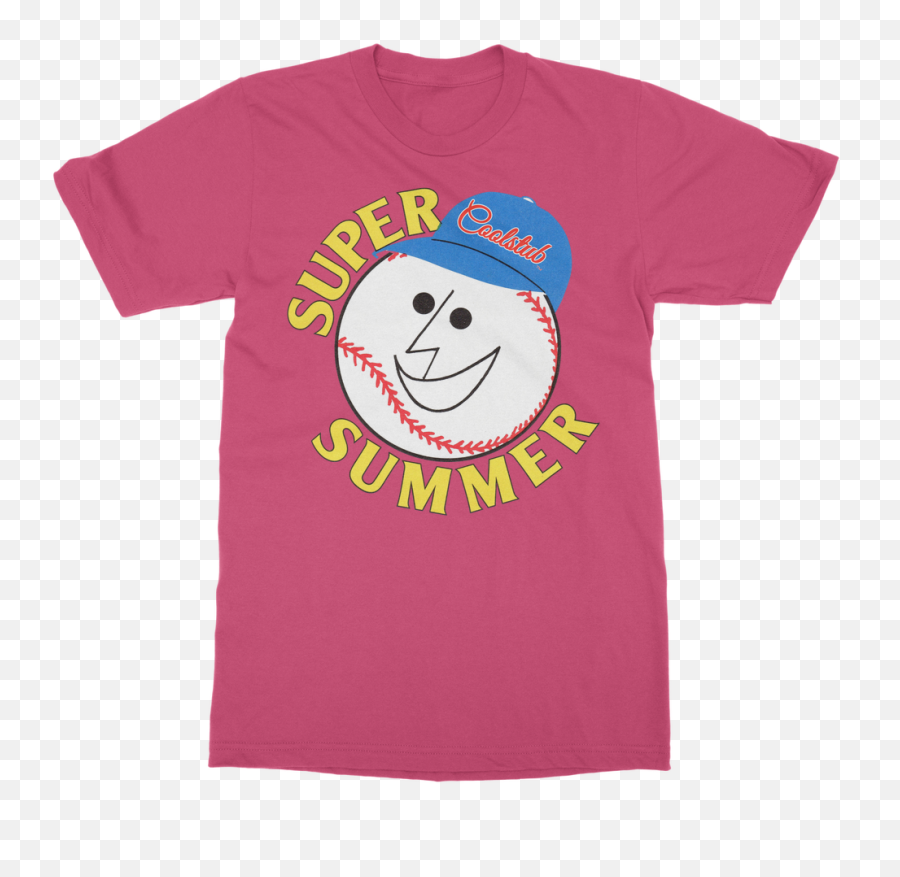 Coolstub 1977 Super Summer Retro Baseball Classic Adult T - Short Sleeve Emoji,Baseball Smiley Emoticons