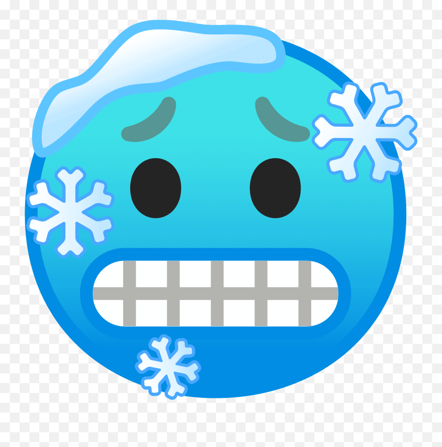 Cold Face Emoji Clipart - Cold Face,Emoji Clipart