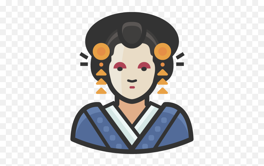 Traditional Japanese Woman Icon Free Avatars Iconset Emoji,Emoji Female Icon Png