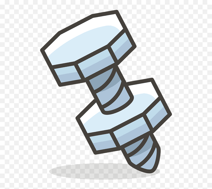 Nut And Bolt Emoji - Mur Baut Vector,Cactus Lightning Emoji