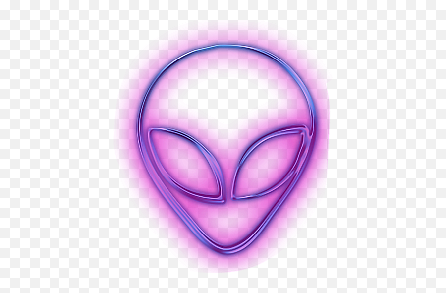 Alien Purple Glowing Snapchat Sticker - Snapchat Alien Logo Emoji,Purple Emojis On Snapchat