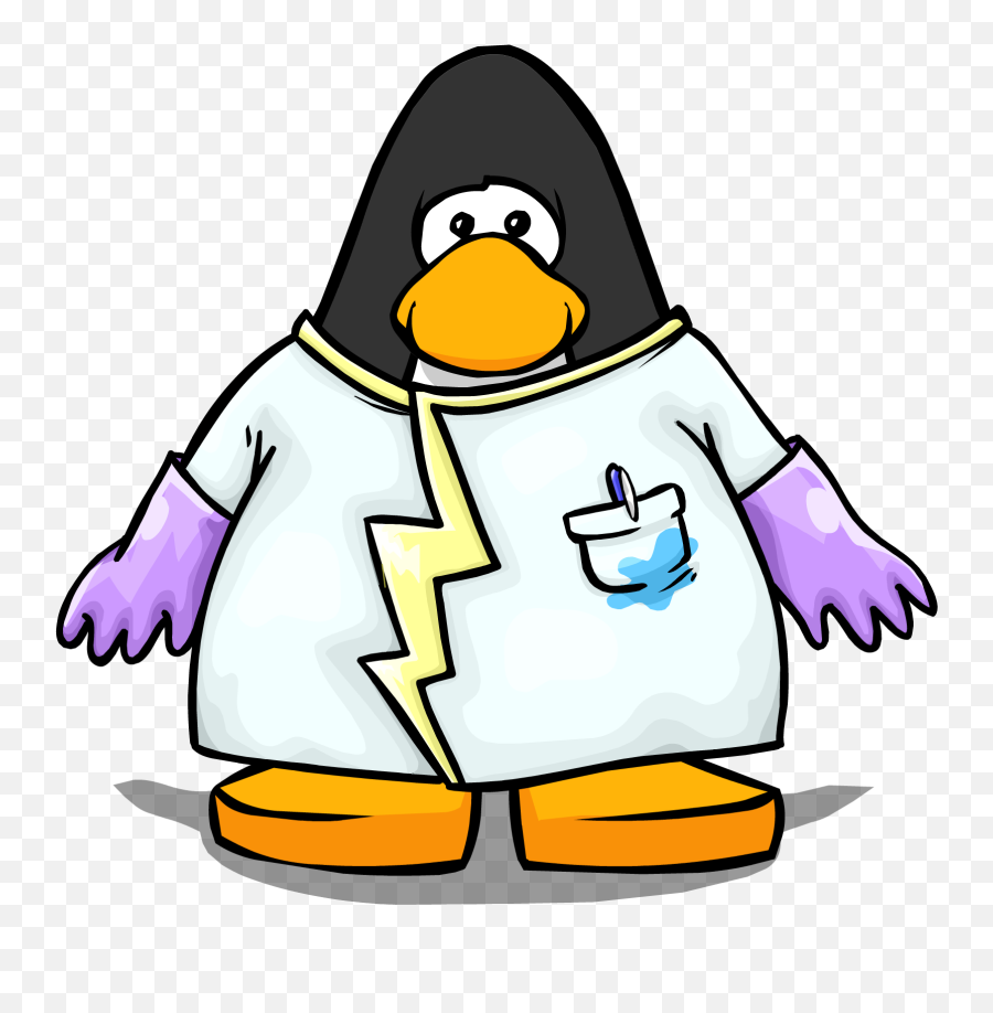 Scientist Png Transparent Png - Transparent Club Penguin Character Png Emoji,Mad Scientist Emoji