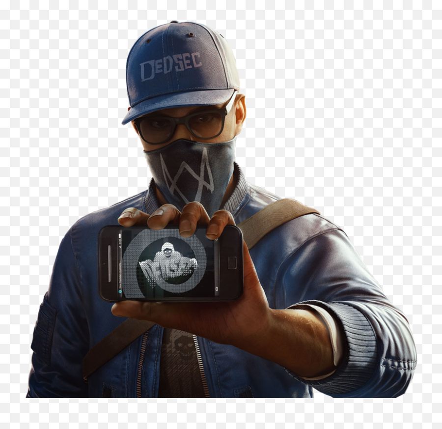 Watch Dogs Free Png - Watch Dogs 2 Marcus Transparent Emoji,Watch Dogs 2 Emoji Mask