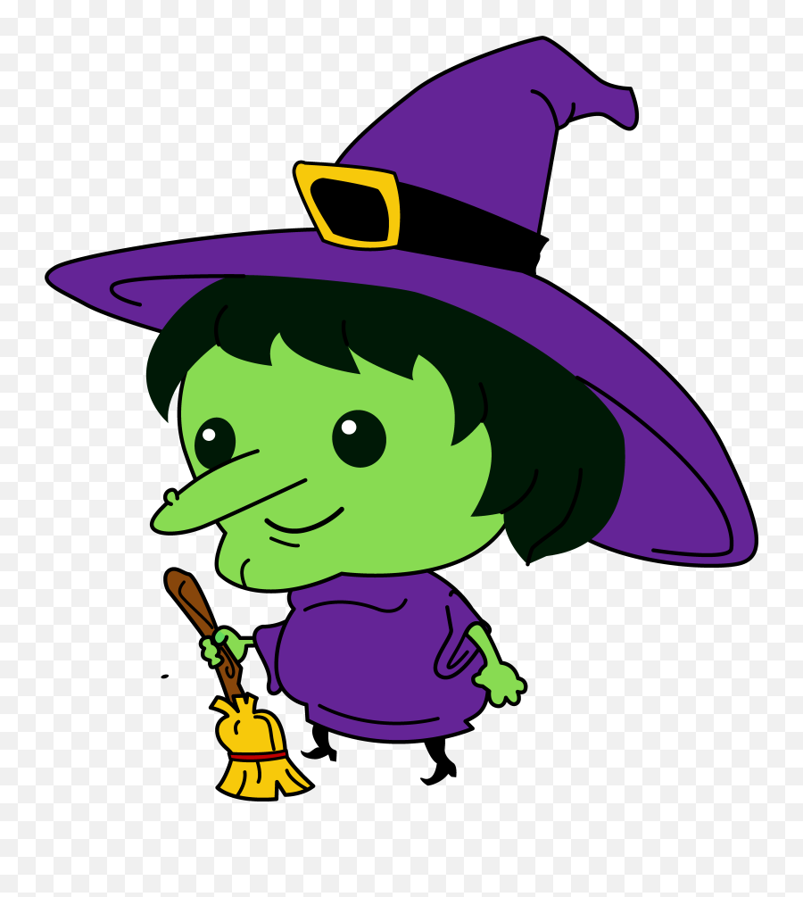 Free Cute Witch Clipart Download Free - Cute Halloween Witch Clipart Emoji,Witch Emoji