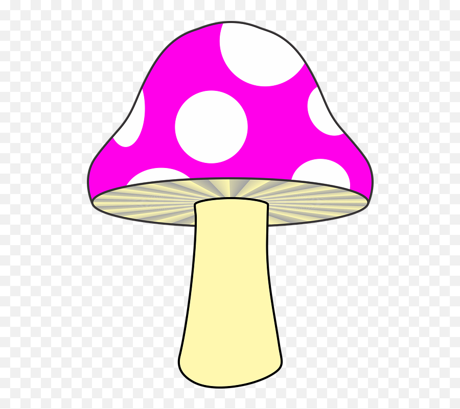 Mushroom Clipart Yellow Mushroom - Cartoon Green Mushroom Pink Mushroom Png Emoji,Mushroom Emoji
