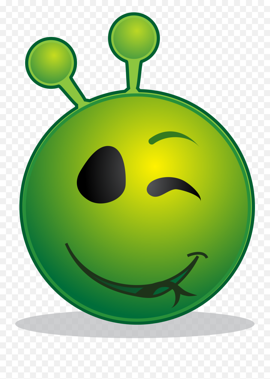 Crazy Alien Png Pic Png Mart - Alien Smiley Emoji,Going Crazy Emoticon