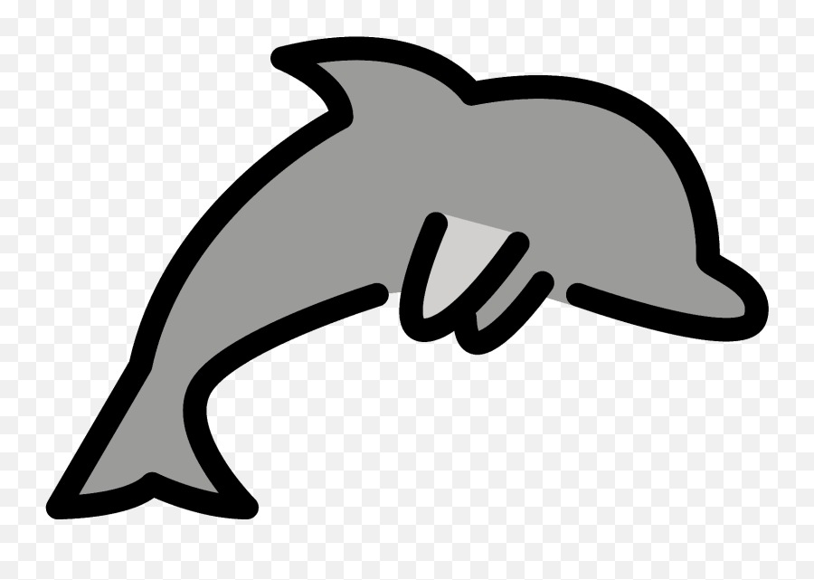 Dolphin Emoji Clipart - Emoji Delfino,3 Dolphin Emoji