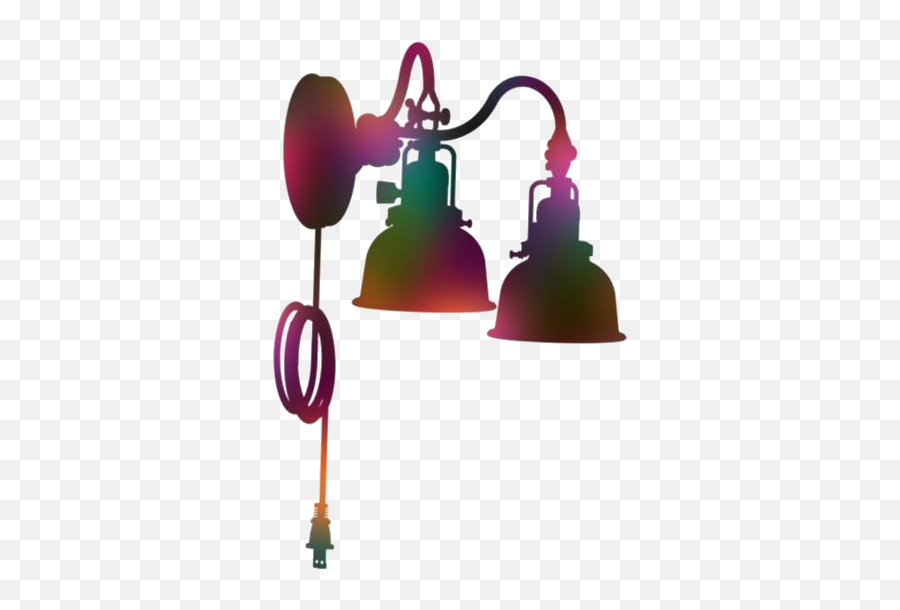 Transparent Double Swing Arm Light Lamp - Ghanta Emoji,Swinging Arms Emoji