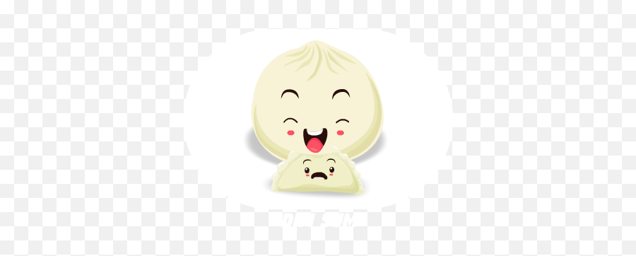 Messages Stickers - Happy Emoji,Dim Sum Emoji