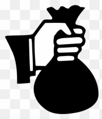 Bag Of Money Icon - Hand Holding Money Bag Icon Emoji,Justice Emoji Purse