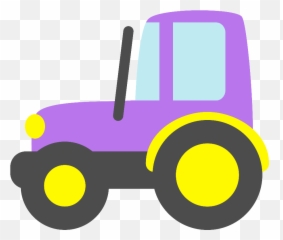 Purple Clipart Tractor Purple Tractor Transparent Free For - Purple Tractor Clipart Emoji,John Deere Emoji
