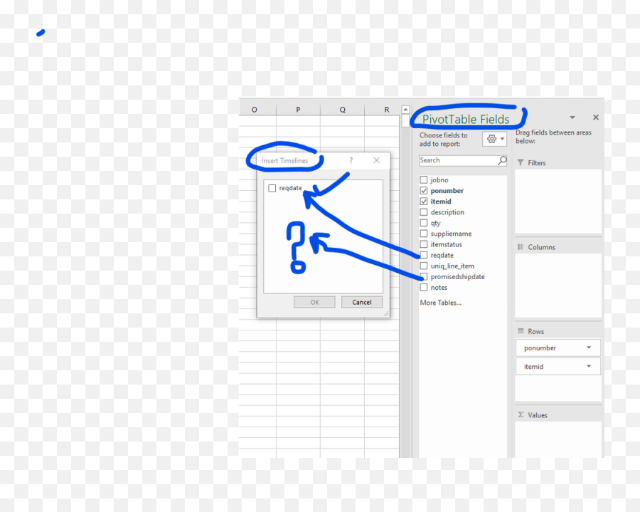 Not All Date Fields Are Showing Up In Timeline Slicer Option - Pivot Table Slicer Not Showing Emoji,:3c Emoji