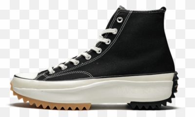 Black Converse Jw Anderson - Black Hiking Hi Converse Emoji,Star Sneaker Emoji