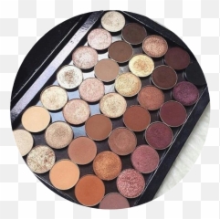 Makeup Tumblr Aesthetics Tan Sticker - Eyeshadow Pallett Aesthetic Emoji,Eye Palette Emoji