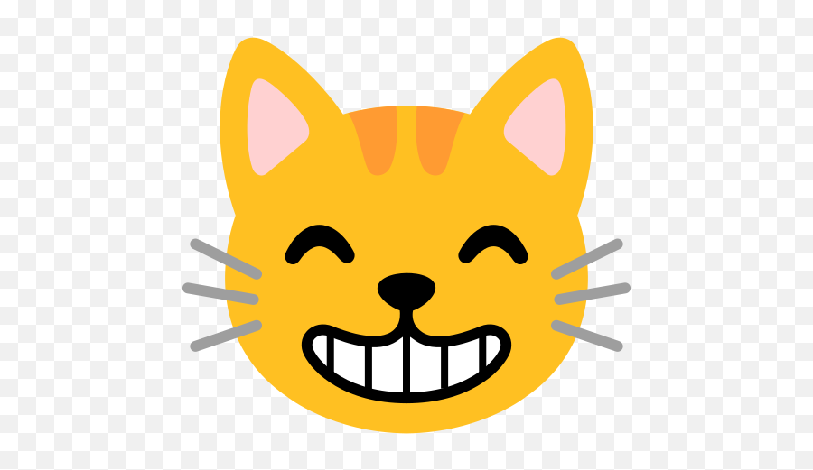Grinning Cat With Smiling Eyes Emoji - Gato Emoji,Cat Heart Eyes Emoji Png