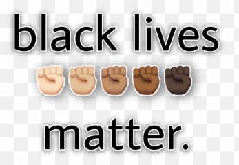 Black Lives Sticker - Vertical Emoji,Black Lives Matter Fist Emoji