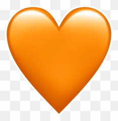 Twitter Emoji Heart Png Photo Png Arts - Orange Heart Emoji Transparent,Twitter Emoji