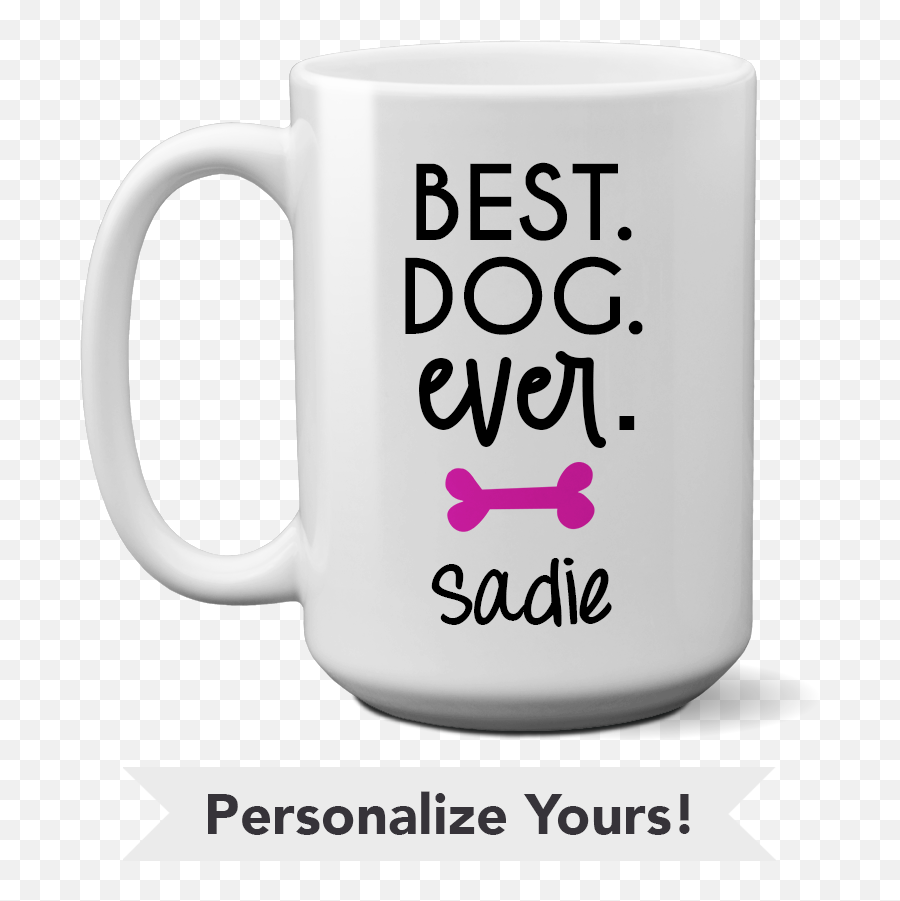 Best Dog Ever Personalized 15 Oz Mug - Magic Mug Emoji,Emojis For Memorial Day