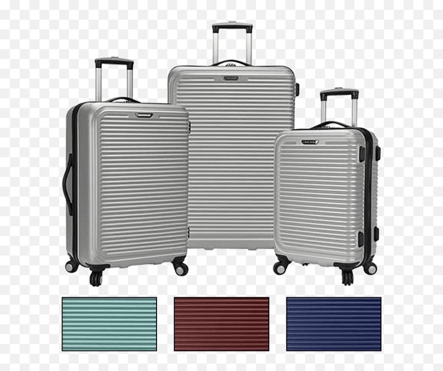 Pursen Vip Rolling Duffle Bag - Savannah Spinner Three Piece Luggage Set Emoji,4 Packs Emoji Luggage Tags